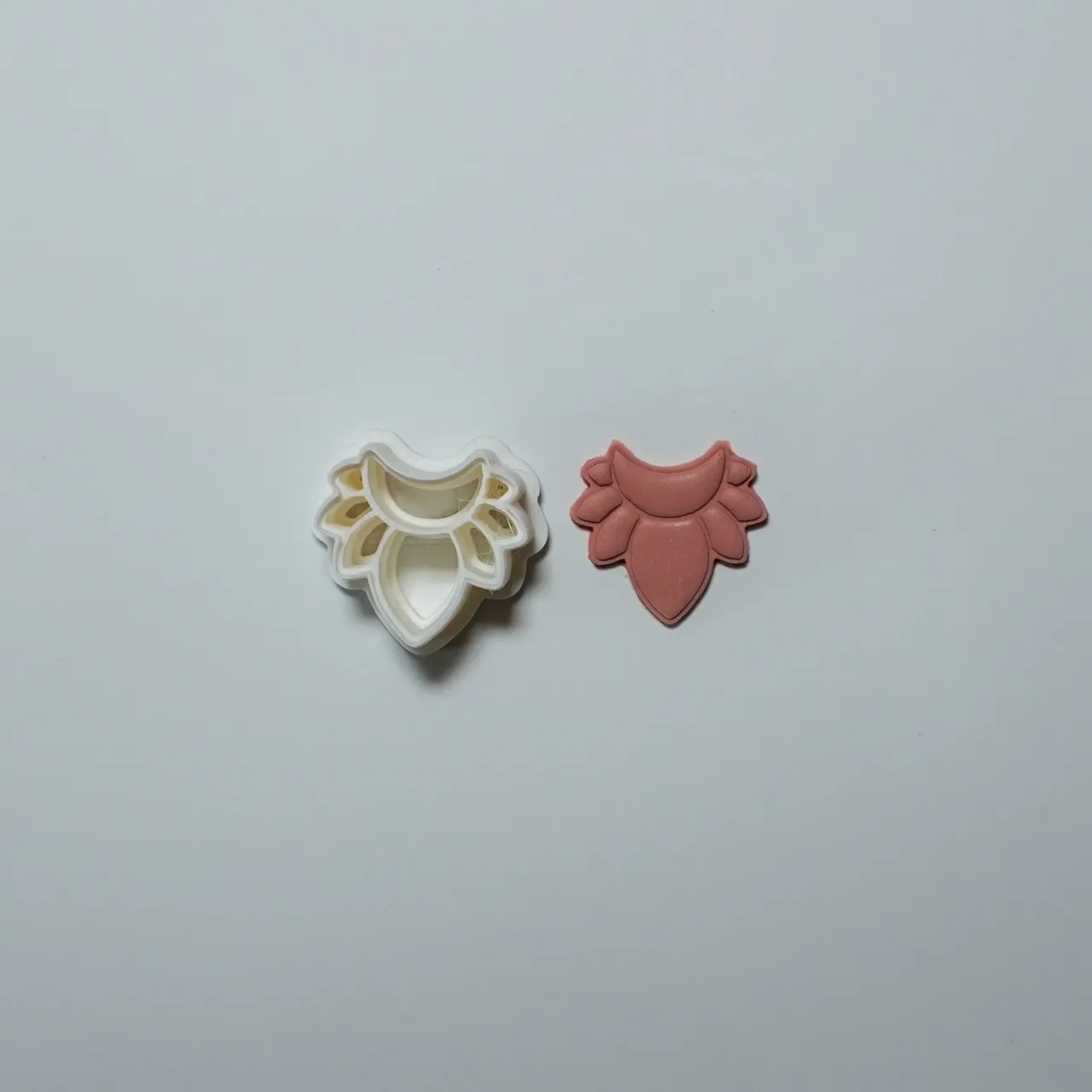 Ornamental Polymer Clay Cutter Earrings Necklace view 2