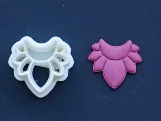 Ornamental Polymer Clay Cutter Earrings Necklace