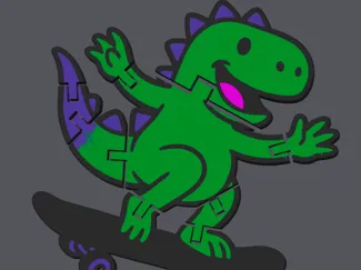 Flexi Skate Dino
