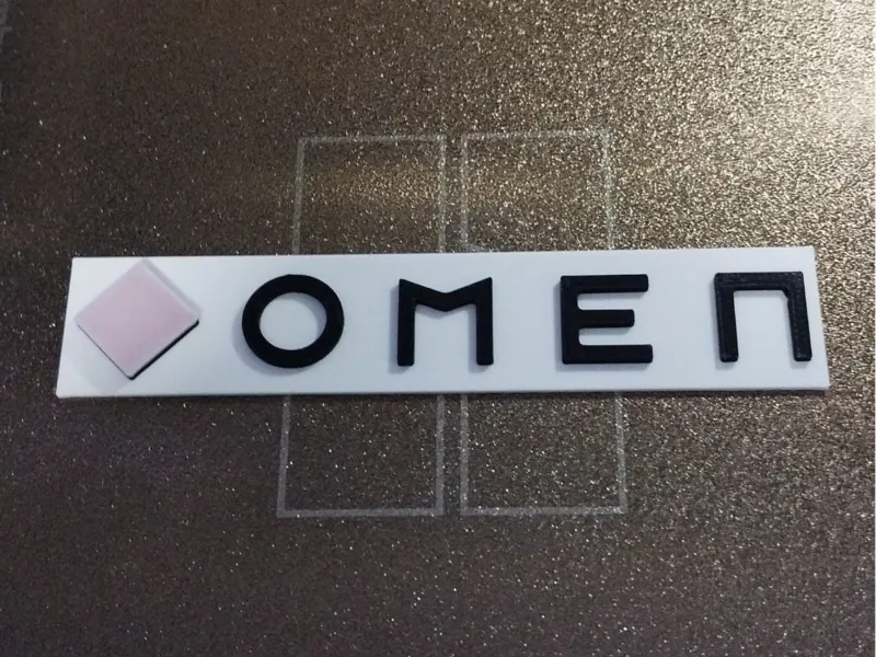 Omen Logo mit Schrift