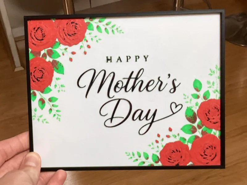 Mothers day sign