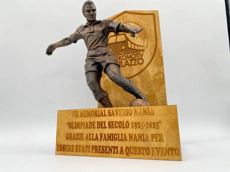 Footbal player trophy