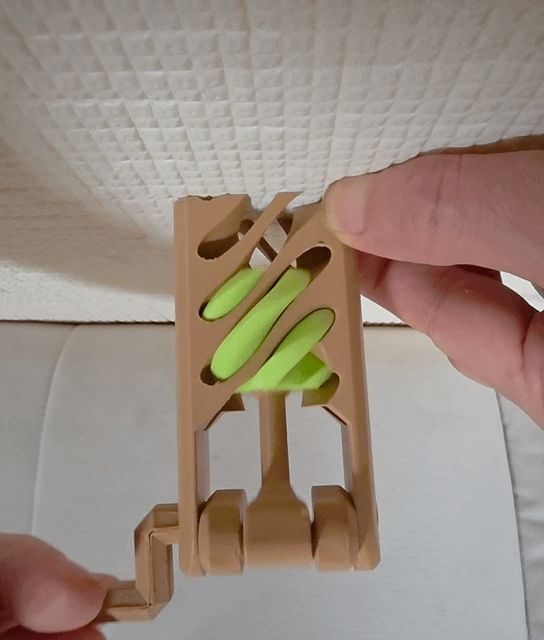 Spiral piston toy