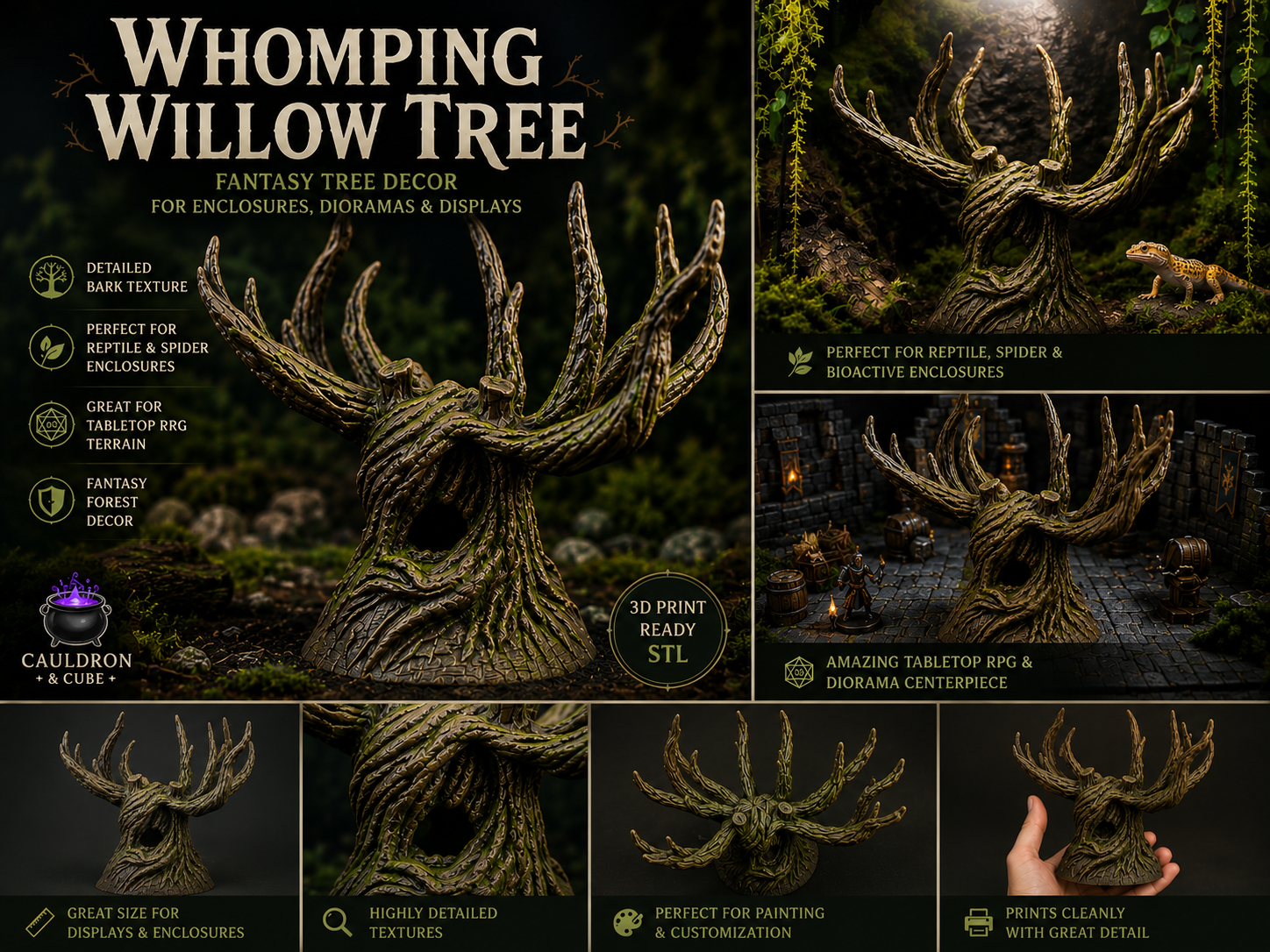 Enchanted Whomping Willow Inspired Tree