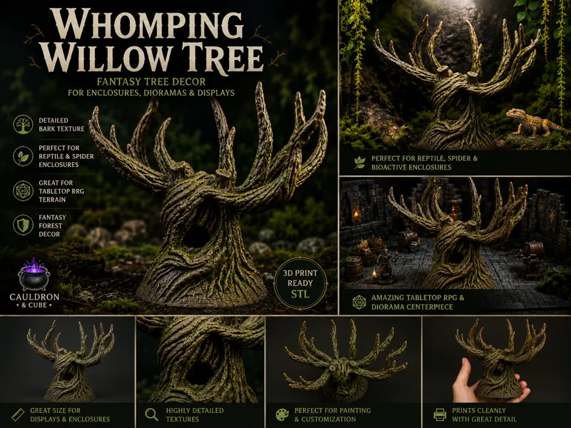 Enchanted Whomping Willow Inspired Tree