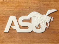 Plaque murale logo Alabama State Hornets — photo 2