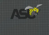 Plaque murale logo Alabama State Hornets — photo 3