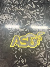 Plaque murale logo Alabama State Hornets — photo 4