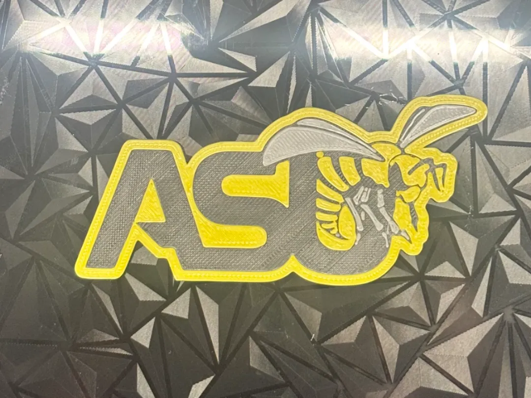 Plaque murale logo Alabama State Hornets
