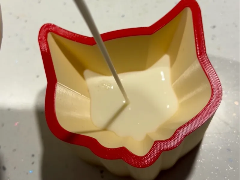 Cat bowl - in a shape of a cat