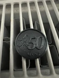 Pièce factice de 50 centimes d'euro — photo 3