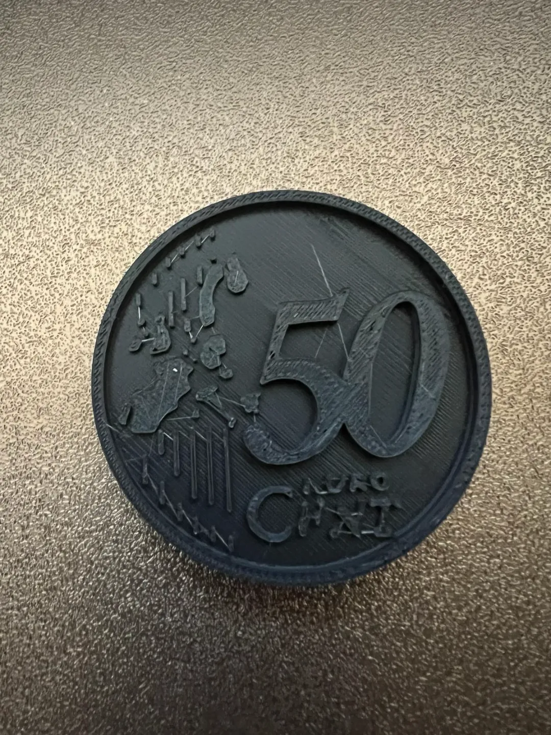Pièce factice de 50 centimes d'euro