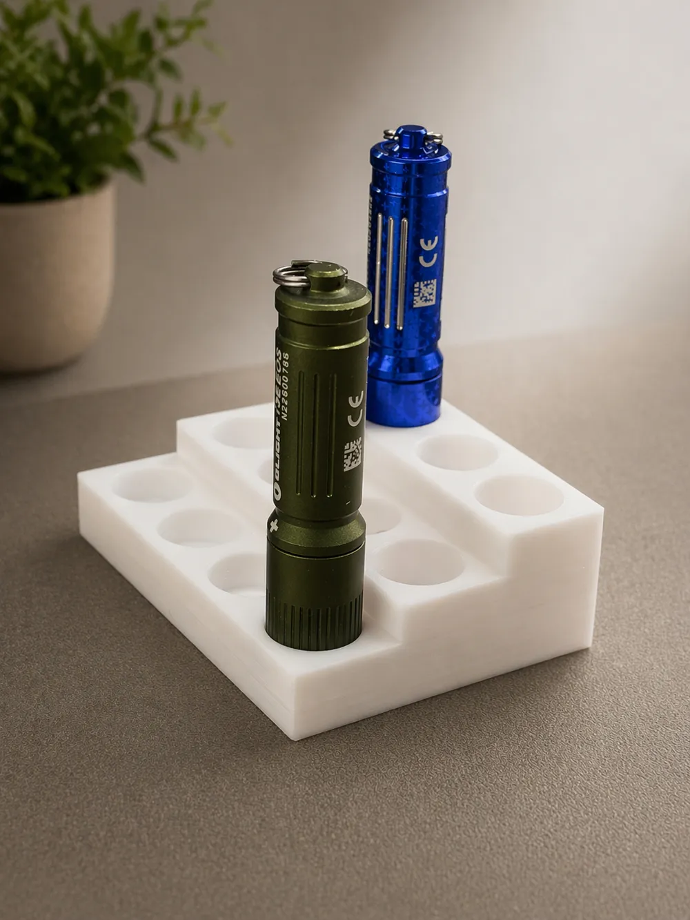 Olight torch display stand - i3E EOS - Free 3D Print Model - MakerWorld