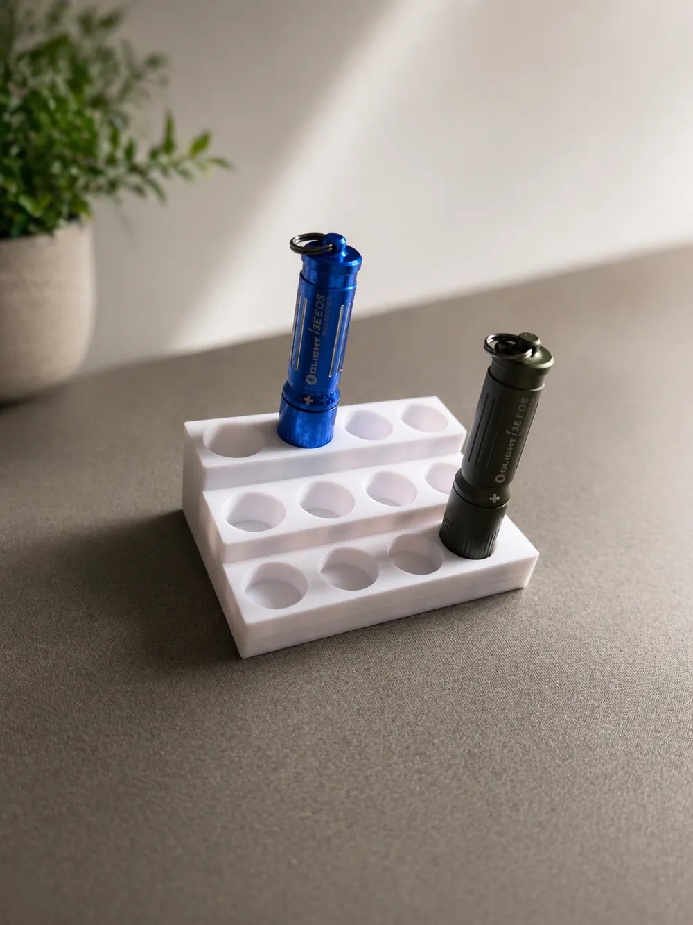 Olight torch display stand - i3E EOS - Free 3D Print Model - MakerWorld
