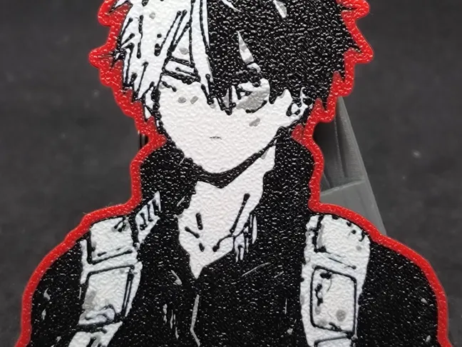 Shoto from my hero accademia keychain 