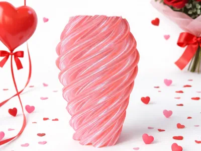 Vase for Valentine's Day Twist