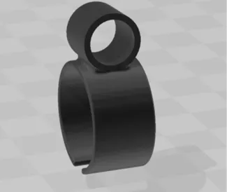 Ring with diameter of a cigarette