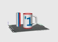 Painted in slicer 12 oz standard size