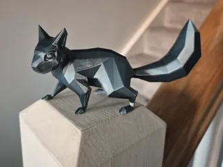 Low-Poly squirrel