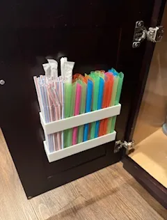Straw Holder (Cabinet door)