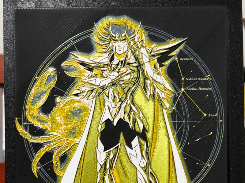 Saint Seiya Cancer Deathmask Hueforge 