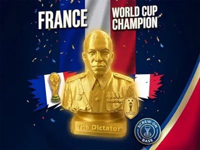 Kylian Mbappé Bust "The Dictator" Screw on Base