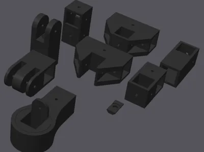 Connectors and Joints for System Profiles/Aluminum Profiles