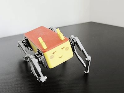 Lightning Dog—2.4G Remote-Controlled Quadruped Robot Dog v1.0, minimal materials, super easy assembly