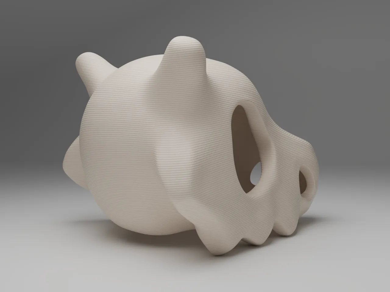 Cubone Pokemon Skull view 2