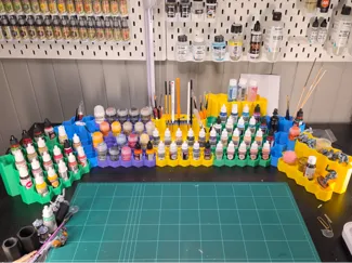 All-in-one Modular Paint Rack