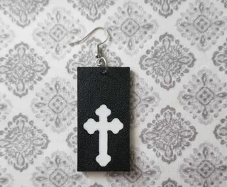 Gothic Cross Earrings