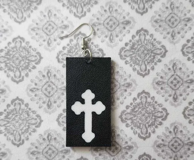 Gothic Cross Earrings