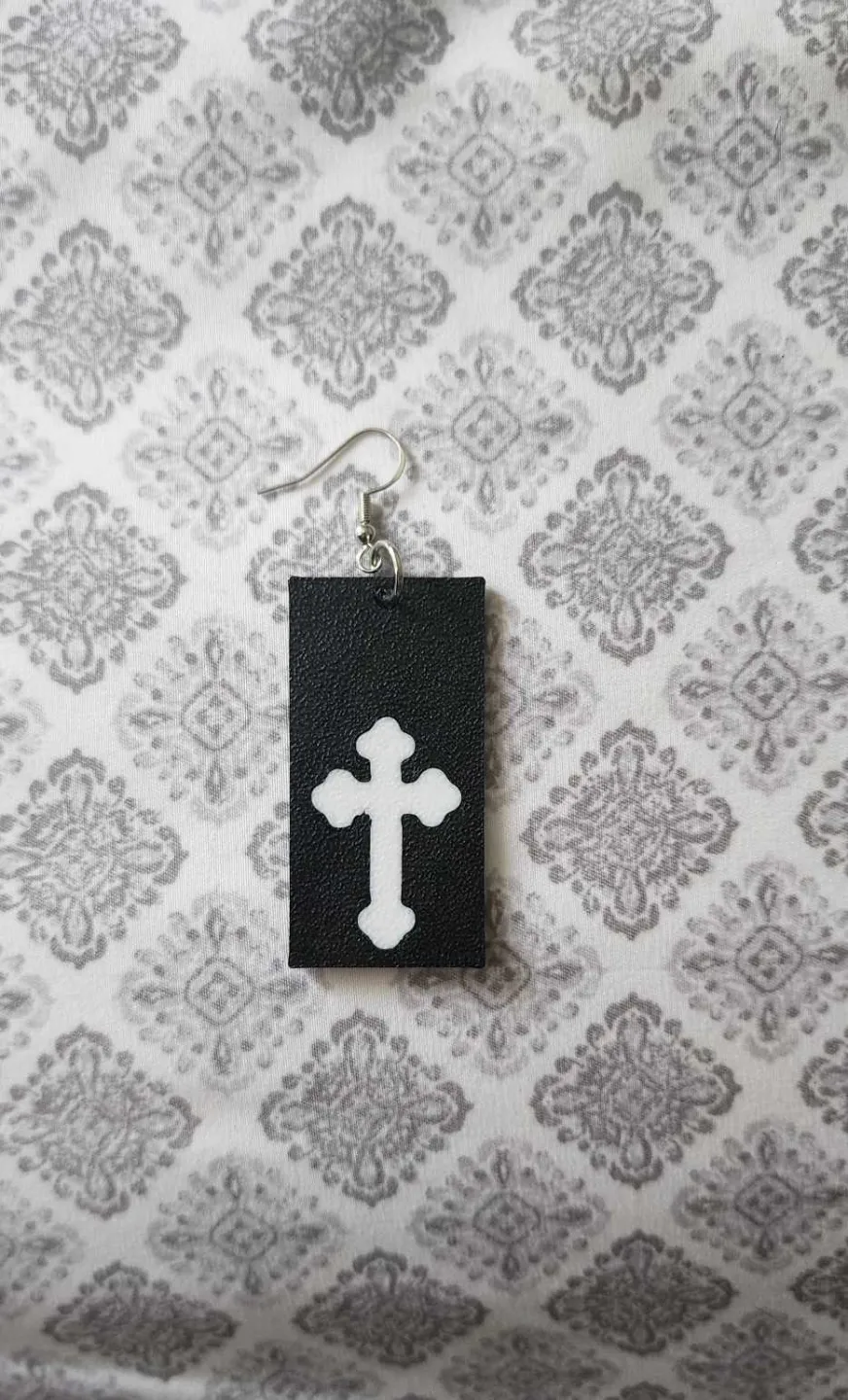 Gothic Cross Earrings view 2
