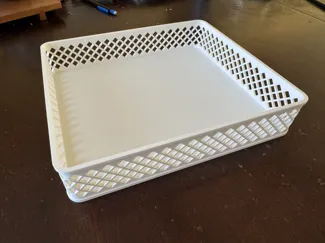 Diamond Lattice Storage Basket
