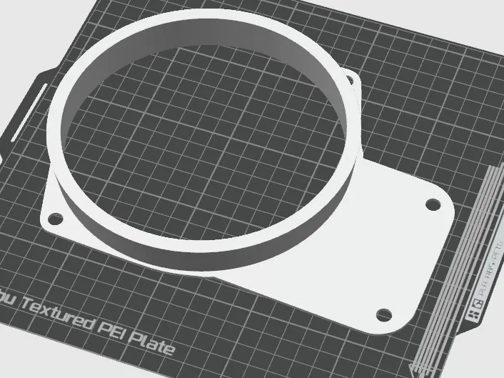 Porsche 944 rear speaker mount