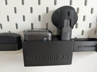 Insta360 X5 holder for IKEA SKADIS