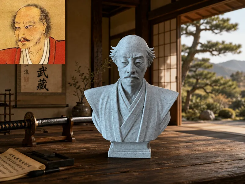 Shinmen Miyamoto Musashi – Bust