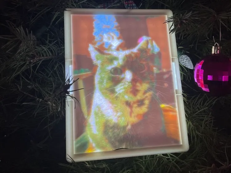 Hanging Lithopane Frame with Battery Pack