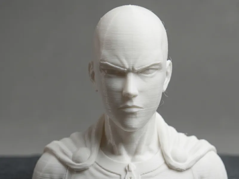 Saitama One Punch man Bust 3D Print Model 357