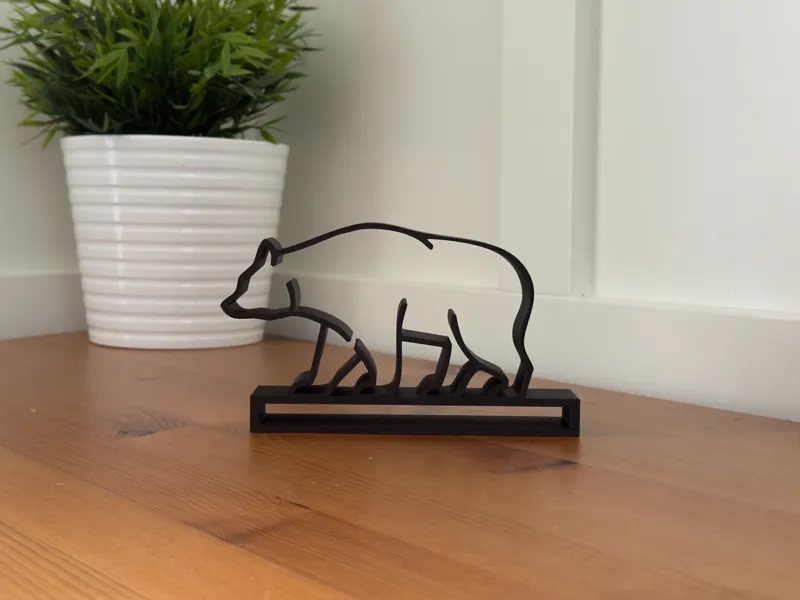 Bear Modern Animal Home Decor
