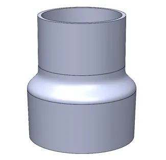 V2 44mm hole saw to 37mm plumbing fitting