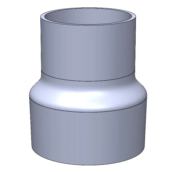 V2 44mm hole saw to 37mm plumbing fitting