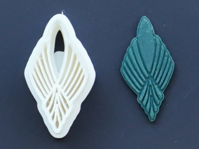 Ornamental Polymer Clay Cutter Earrings