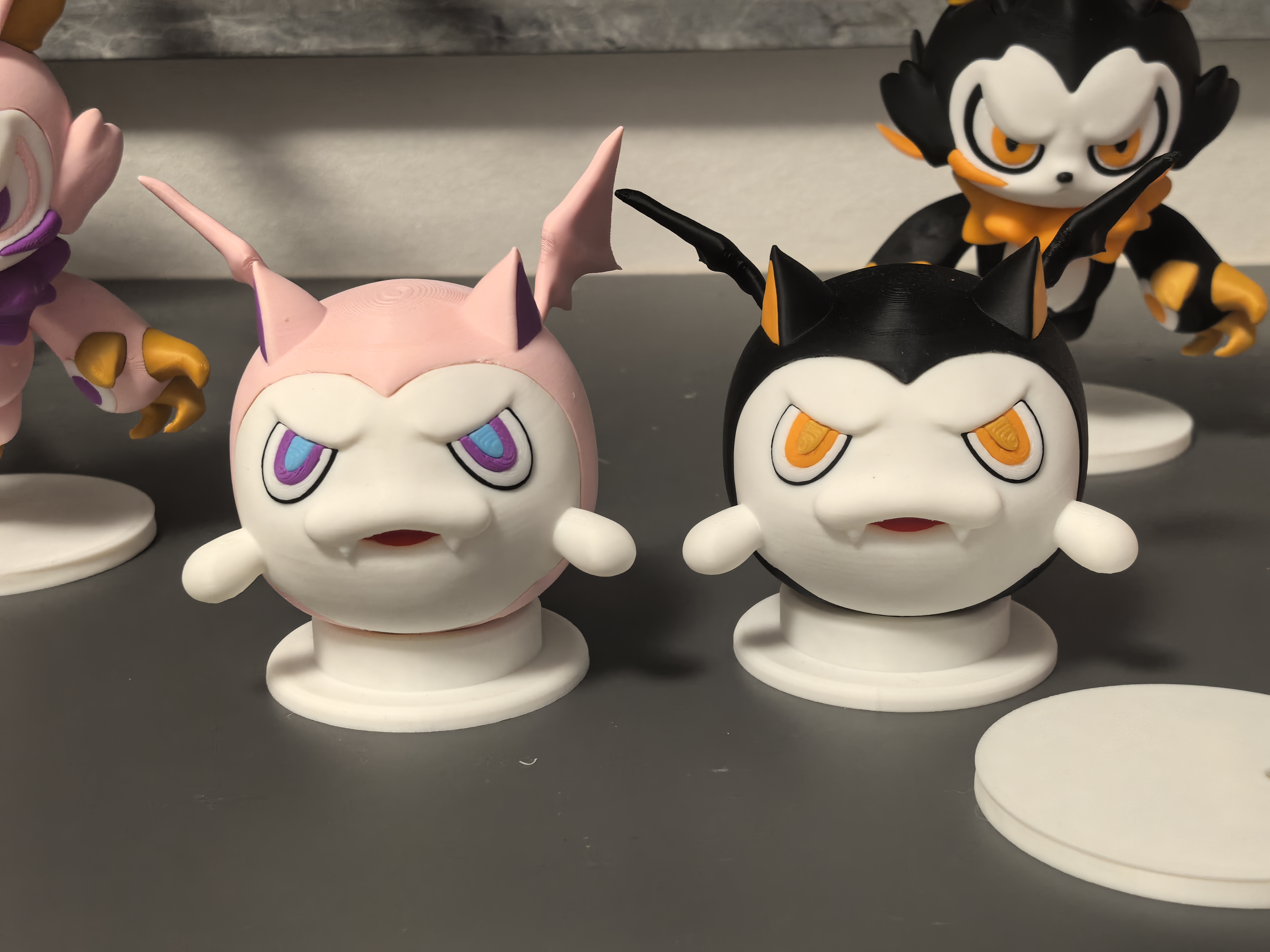 Miniatura 2 do modelo 3D 洛克王国  恶魔叮 异色  恶魔叮 免ams 全分件 分色打印