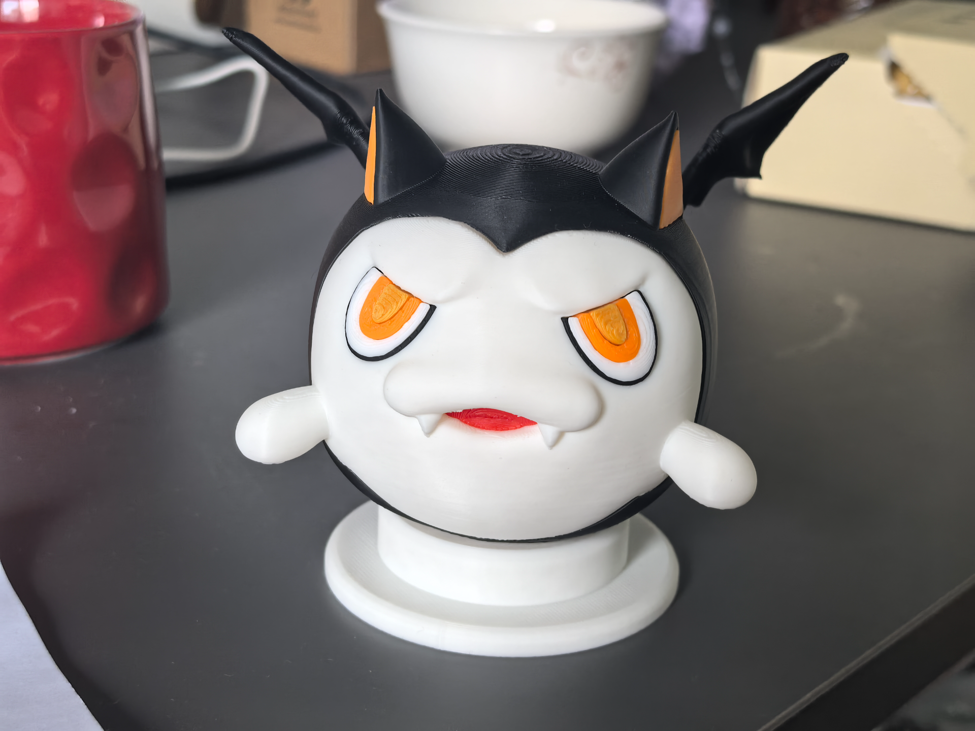Miniatura 1 do modelo 3D 洛克王国  恶魔叮 异色  恶魔叮 免ams 全分件 分色打印