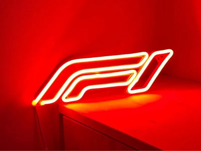 F1 neon led formula 1 frame