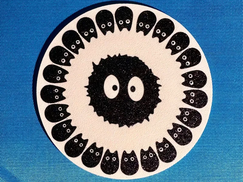 Susuwatari sootsprites w/ forest spirits Coaster