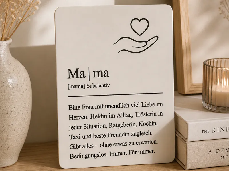 Ma|ma Dekoschild verschiedene Versionen