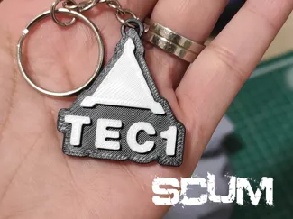 SCUM Game Tec1 Kaychain