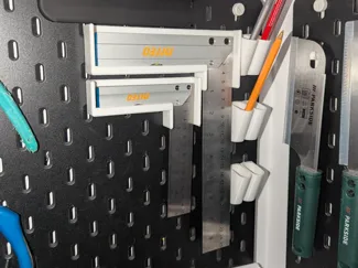 IKEA SKADIS - 15cm and 25cm square tool mount
